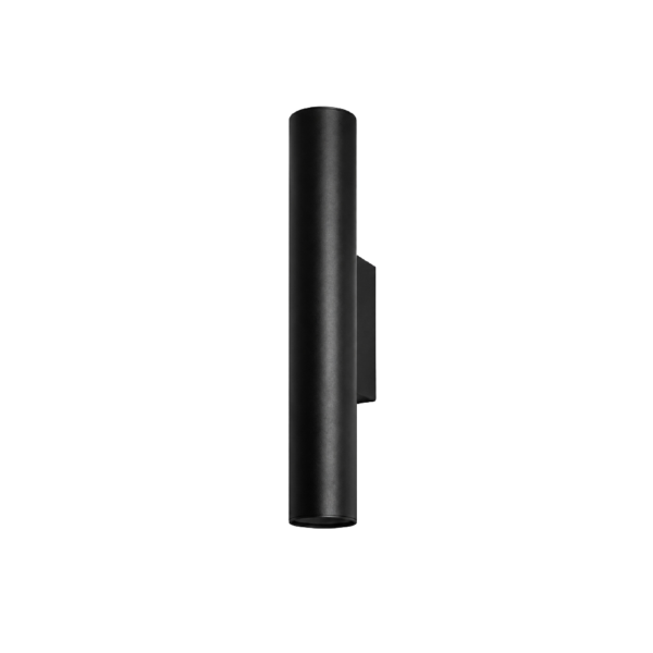 Aplique de pared negro GU10 8W IP20