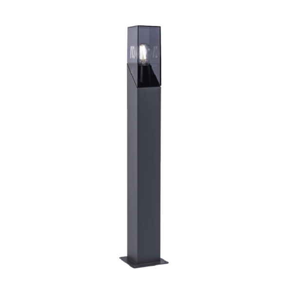 Baliza Urbana IP54 E27 15W Gris