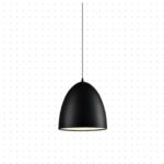 Elegante Luminaria Colgante Negro Mate