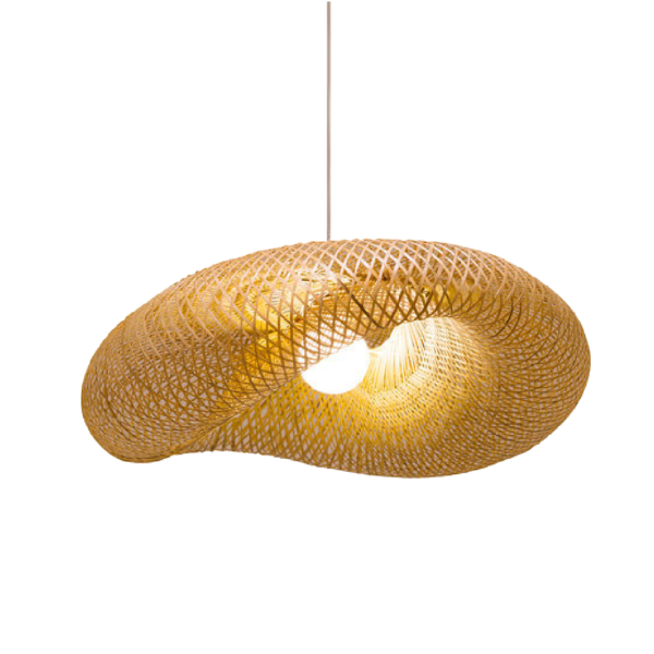 Lámpara Colgante Bamboo Natural Moderna