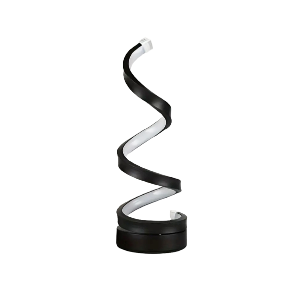 Lámpara de Mesa LED Negra Elegante