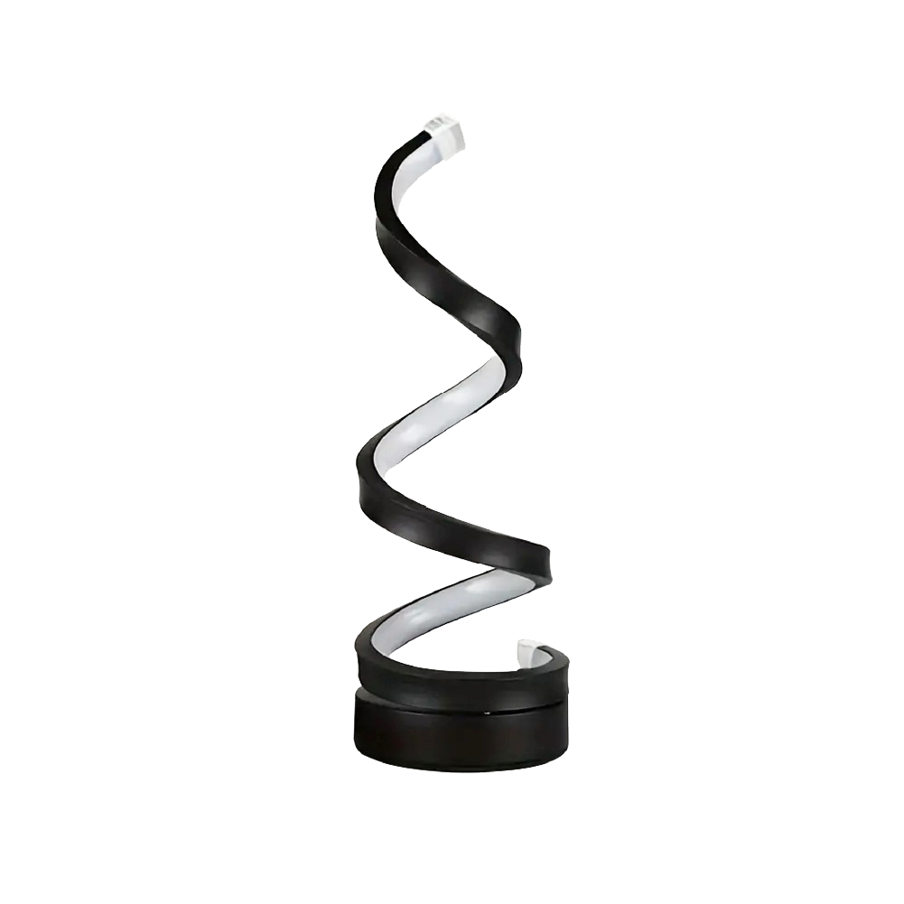 Lámpara de Mesa LED Negra Elegante