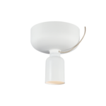 Luminaria Colgante Blanco Mate Elegante