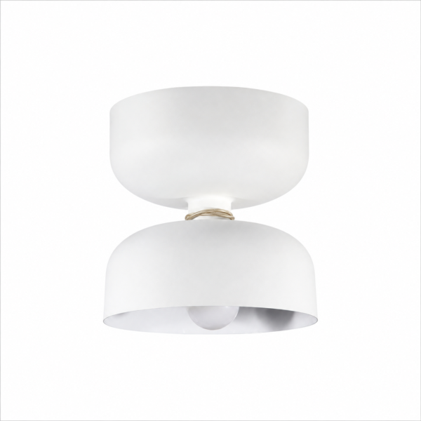 Luminaria Colgante Blanco Mate Moderna