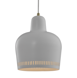 Luminaria Colgante Campana Blanca Elegante