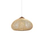 Luminaria Colgante Rattan Natural Elegante