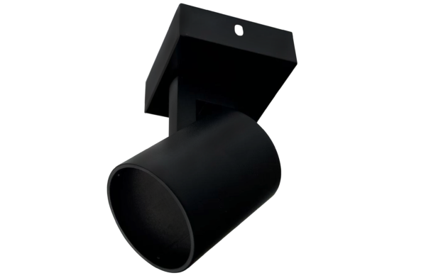 Spot Dirigible Negro GU10 Compacto