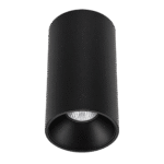 Aplique Techo Redondo Negro GU10