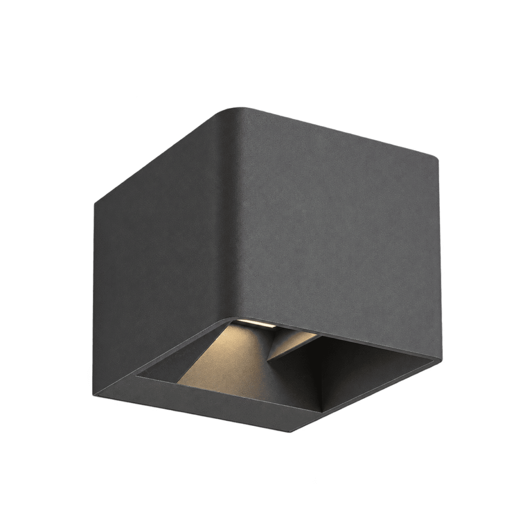 Aplique LED Wilson Square Gris Urbano