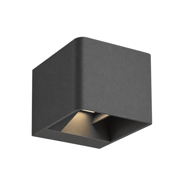 Aplique LED Wilson Square Gris Urbano