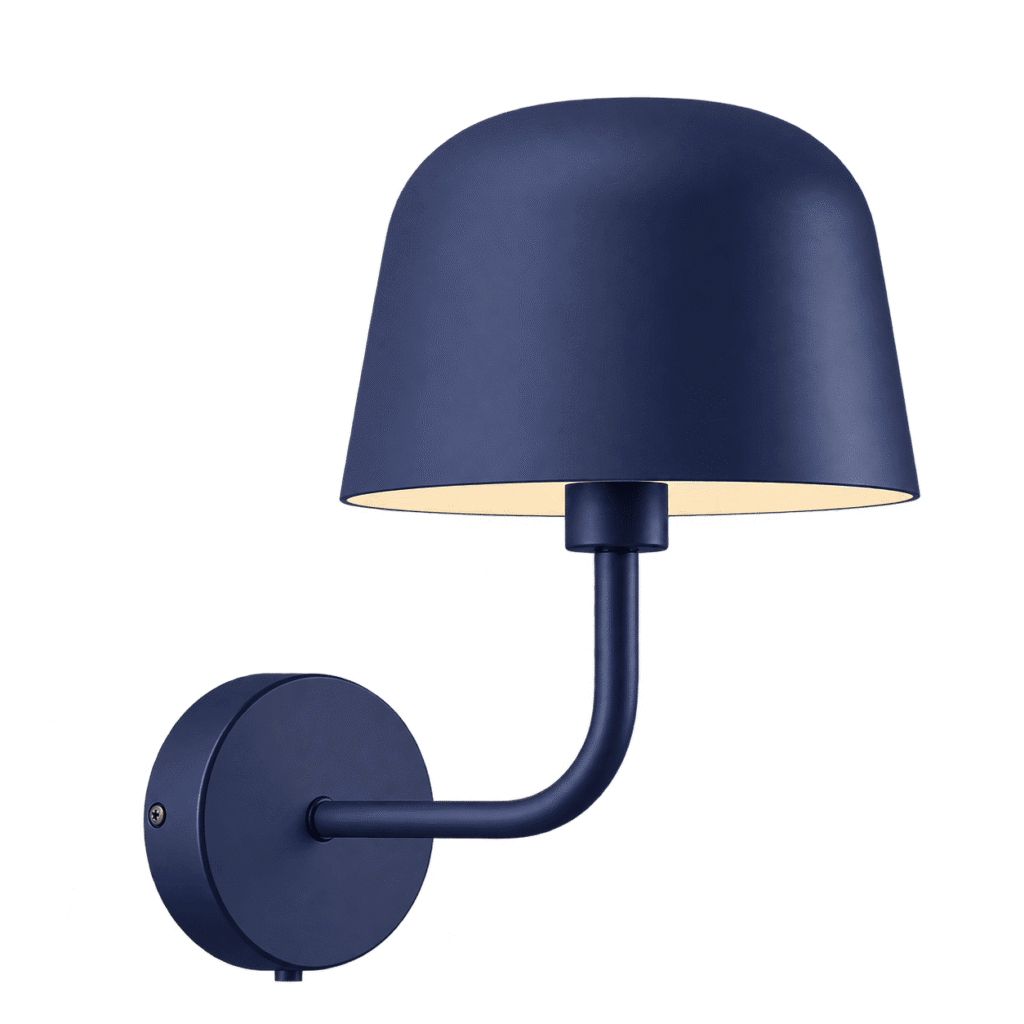 Aplique de pared azul E14 moderno