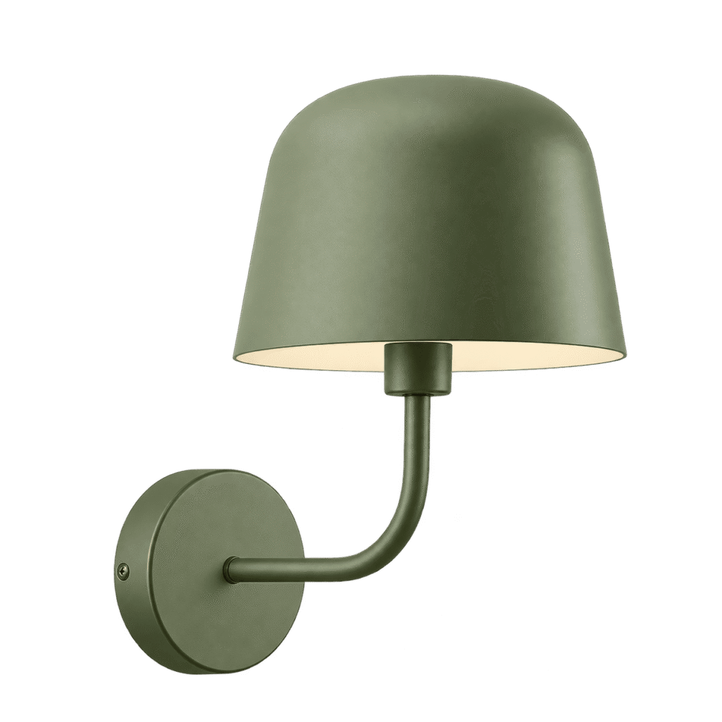 Aplique de pared verde E14 9W