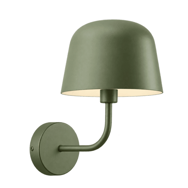 Aplique de pared verde E14 9W