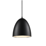Elegante Luminaria Colgante Negro Mate