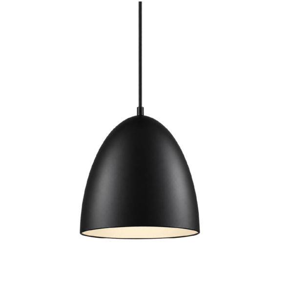 Elegante Luminaria Colgante Negro Mate