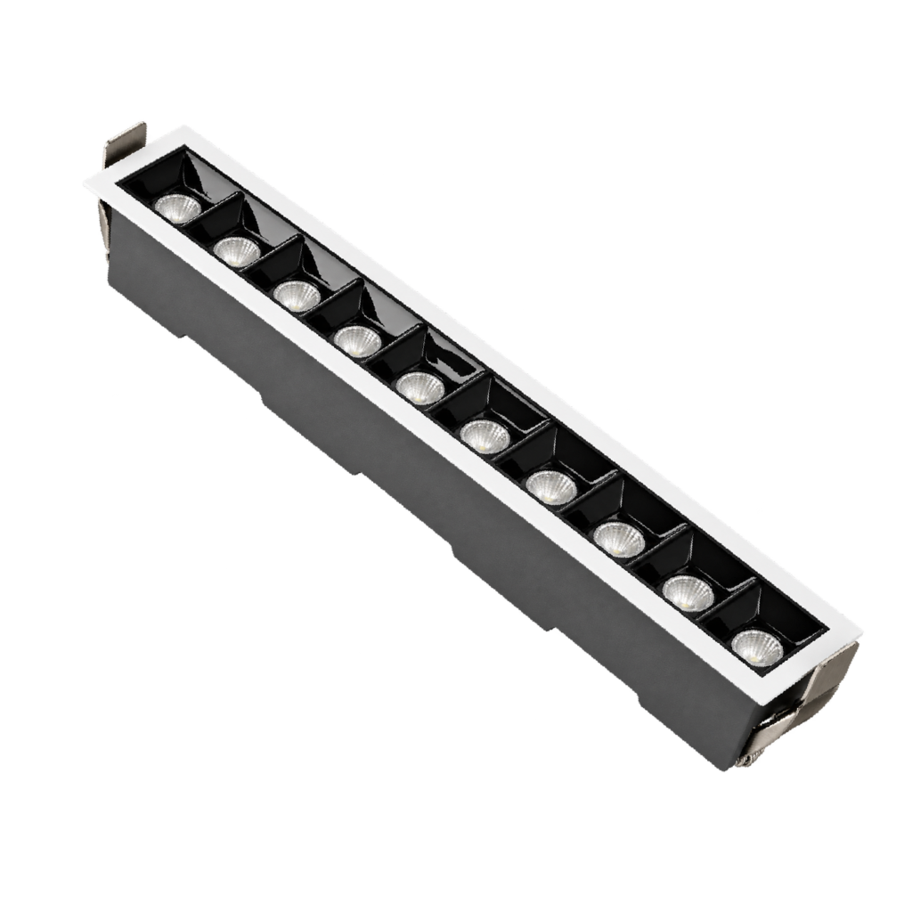 Empotrable de Techo Negro Blanco 20W