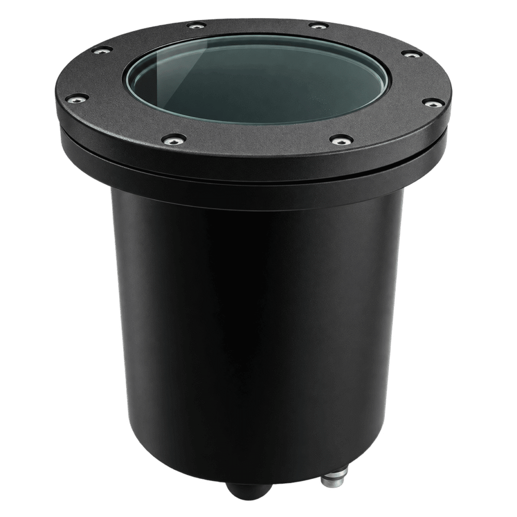 Empotrable de suelo negro resistente IP65