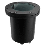 Empotrable de suelo negro resistente IP65