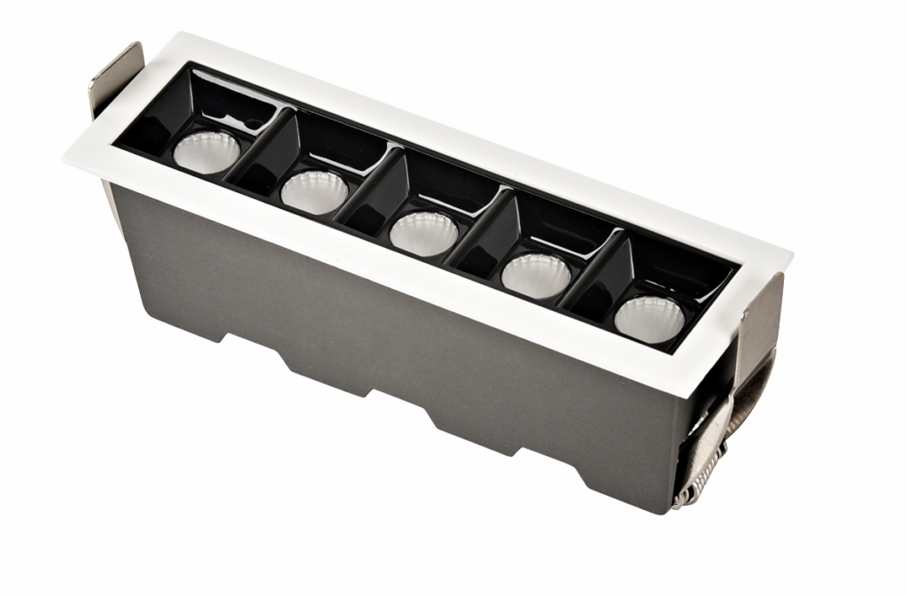 Empotrable de techo negro blanco 10W