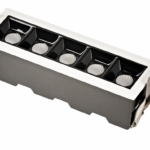 Empotrable de techo negro blanco 10W