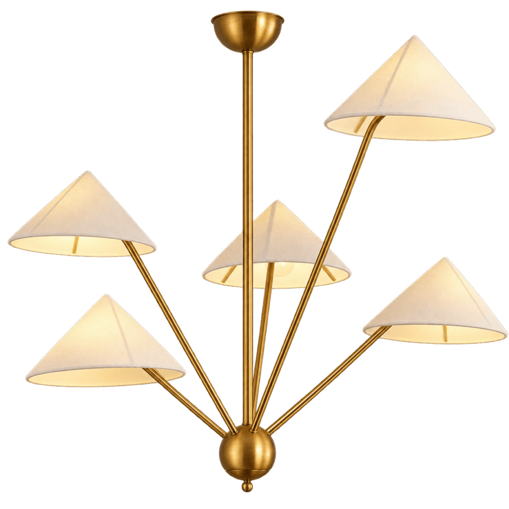 Luminaria colgante blanca moderna elegante