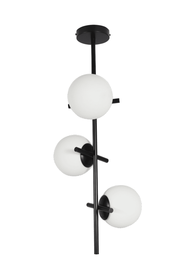 Luminaria Colgante Negro Mate Elegante