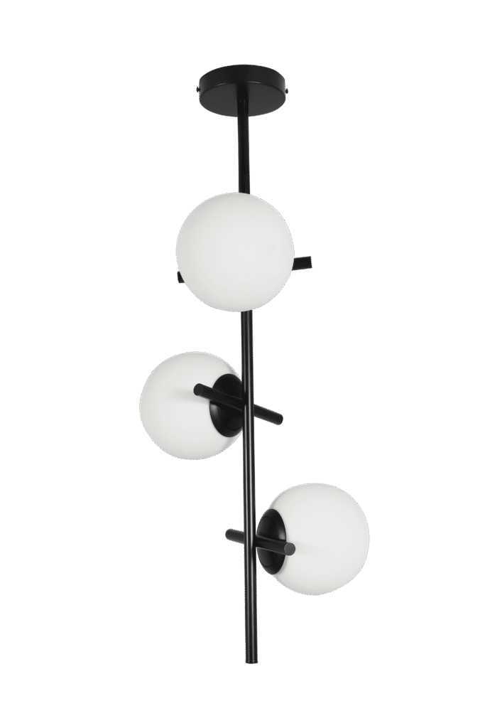 Luminaria Colgante Negro Mate Elegante