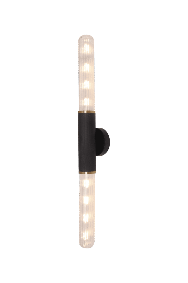 Luminaria de Pared Negro Mate Elegante