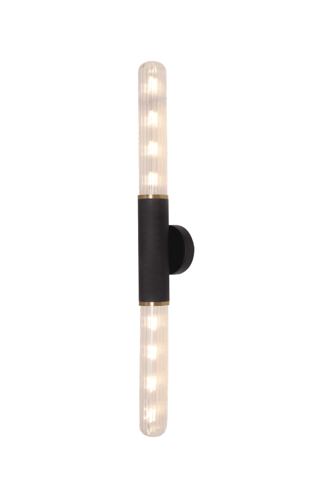 Luminaria de Pared Negro Mate Elegante