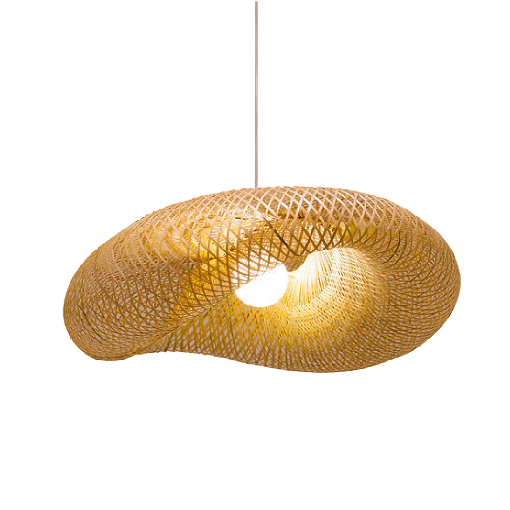 Lámpara Colgante Bamboo Natural Moderna
