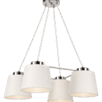 Lámpara Colgante Cromada 4 Luz