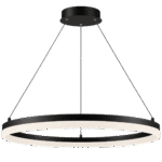 Lámpara Colgante LED Base Negra Tricolor