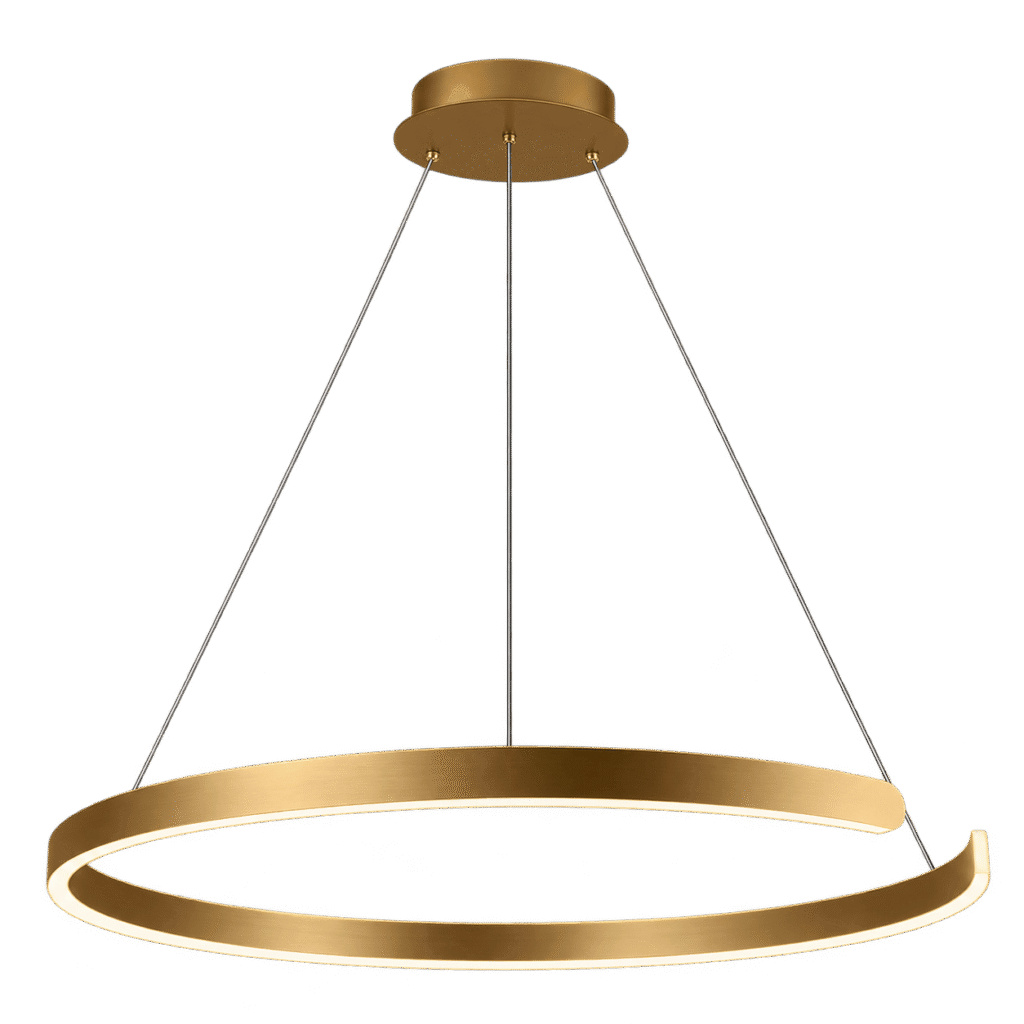 Lámpara Colgante LED Tricolor Café