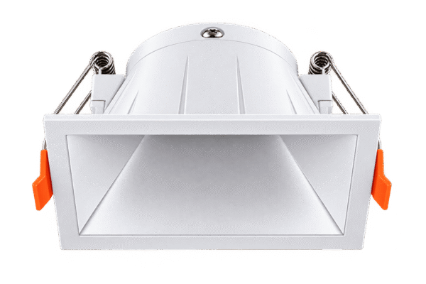 Lámpara Empotrar Cuadrada Elegante Blanca