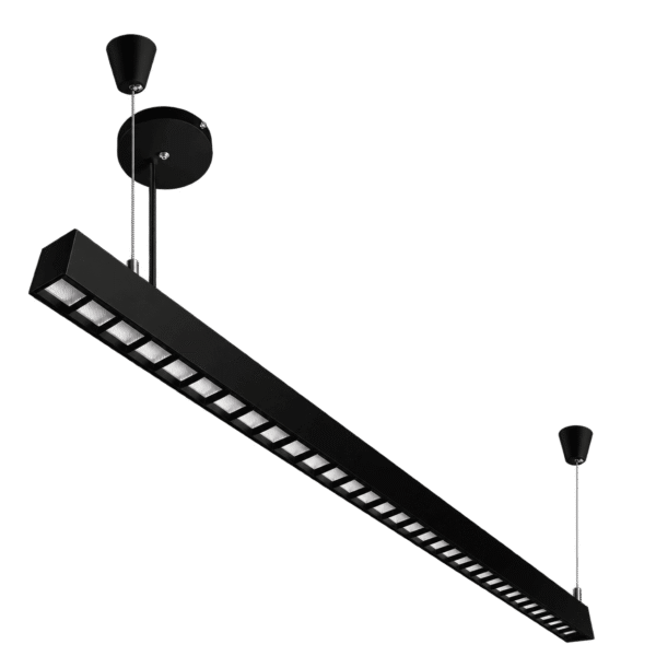 Lámpara Led Duo de Techo Negra