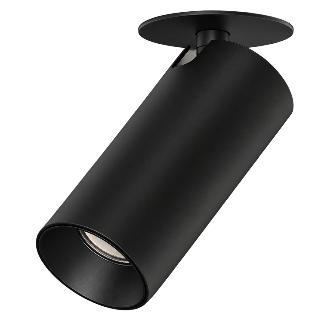Lámpara de techo negra GU10 8W