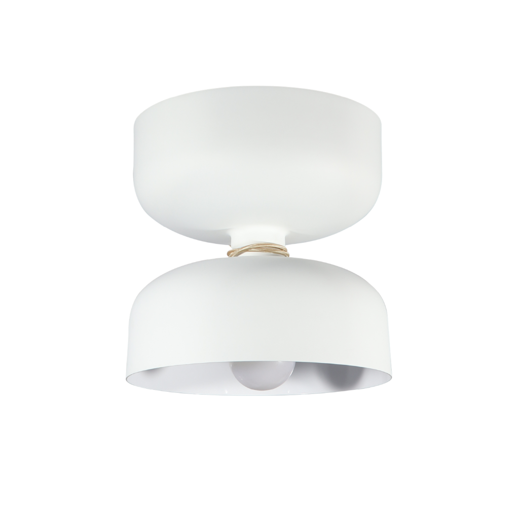 Luminaria Colgante Blanco Mate Moderna