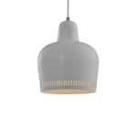 Luminaria Colgante Campana Blanca Elegante