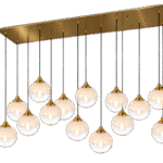 Luminaria Colgante Cobre Transparente