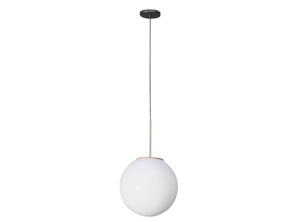 Luminaria Colgante Cromada Moderna