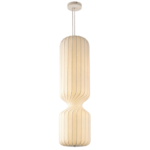 Luminaria Colgante LED Blanco Seda