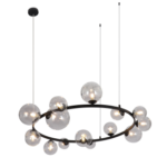 Luminaria Colgante Negra Mate Moderna