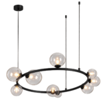 Luminaria Colgante Negro Mate Elegante