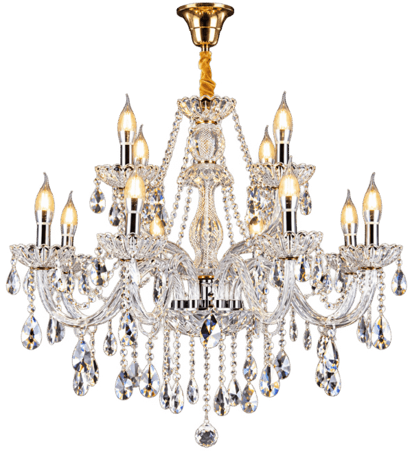 Luminaria Colgante de Cristal Elegante