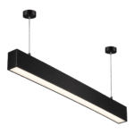 Luminaria Lineal Colgante Negra 36W