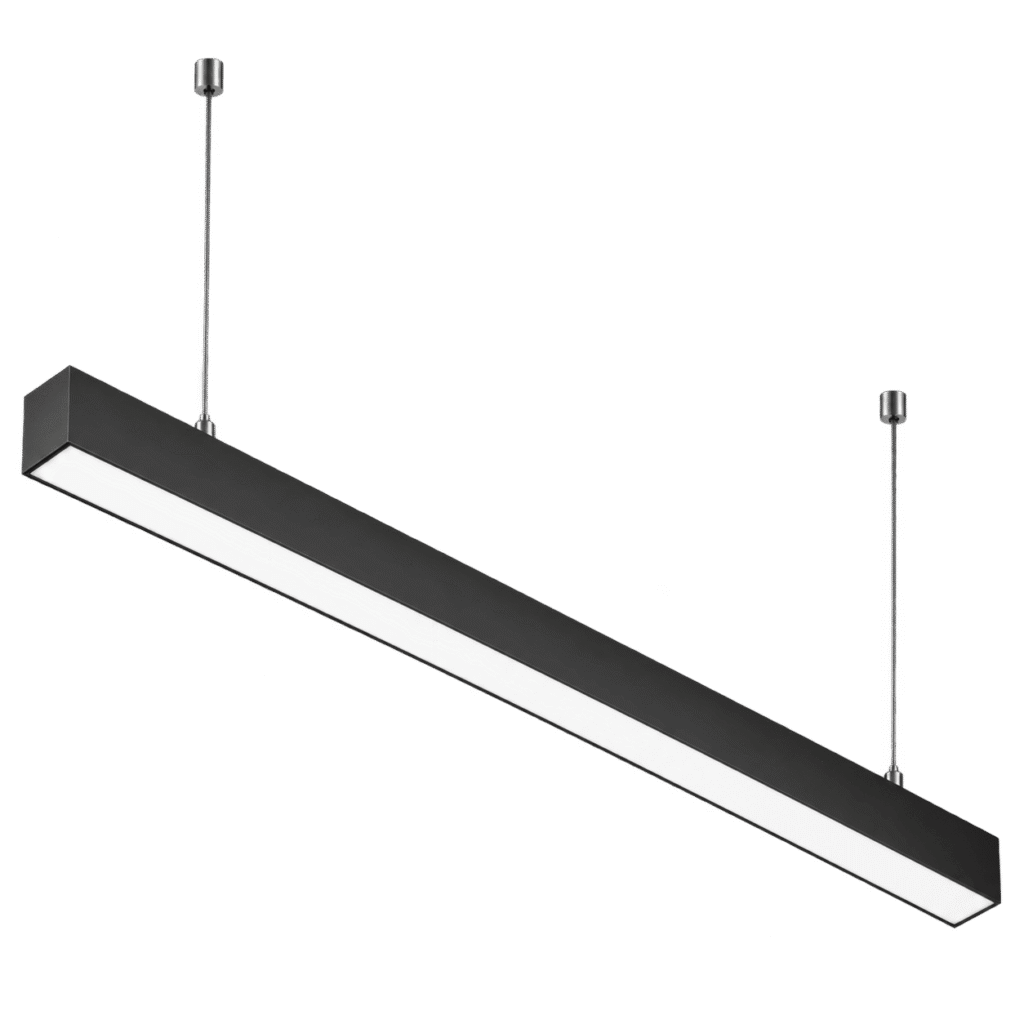 Luminaria Lineal LED 120cm 40W Negra