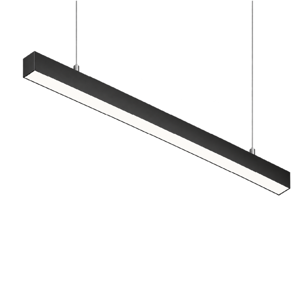 Luminaria Lineal LED Negra 20W Vecta