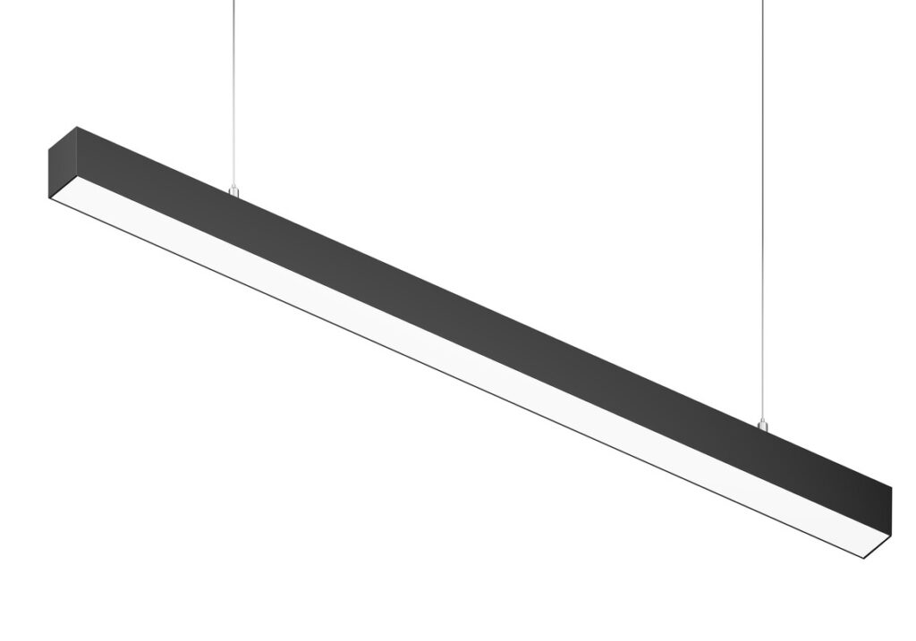 Luminaria Lineal LED Negra 20W Vecta