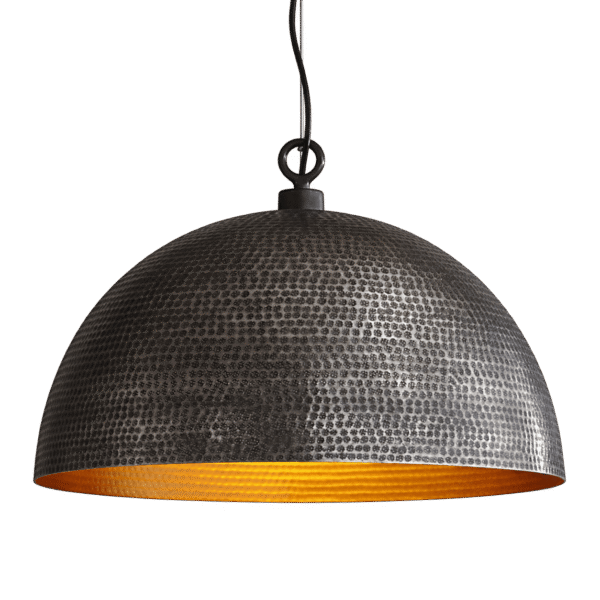Luminaria colgante elegante negro dorado