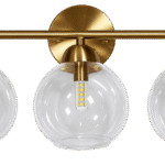 Luminaria de Pared Dorada Elegante 3L